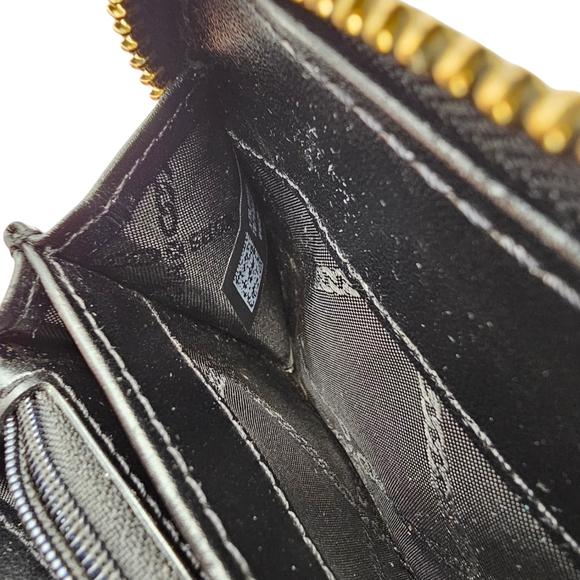 Michael Kors Jet Set Travel Continental Black One Size Leather Wallet 8¼" x 4" - Picture 14 of 16